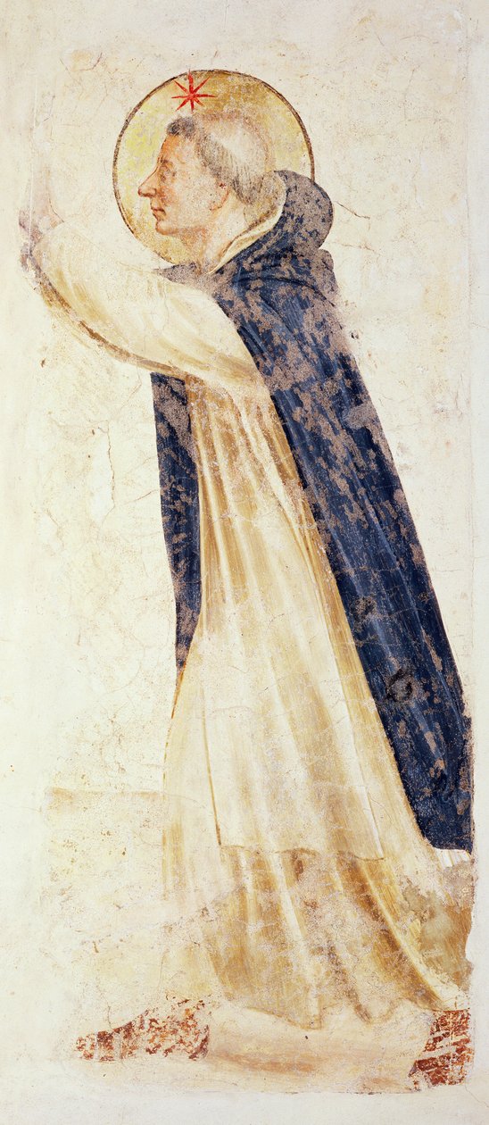 Svatý Dominik, kolem 30. let 14. století od Fra Angelico