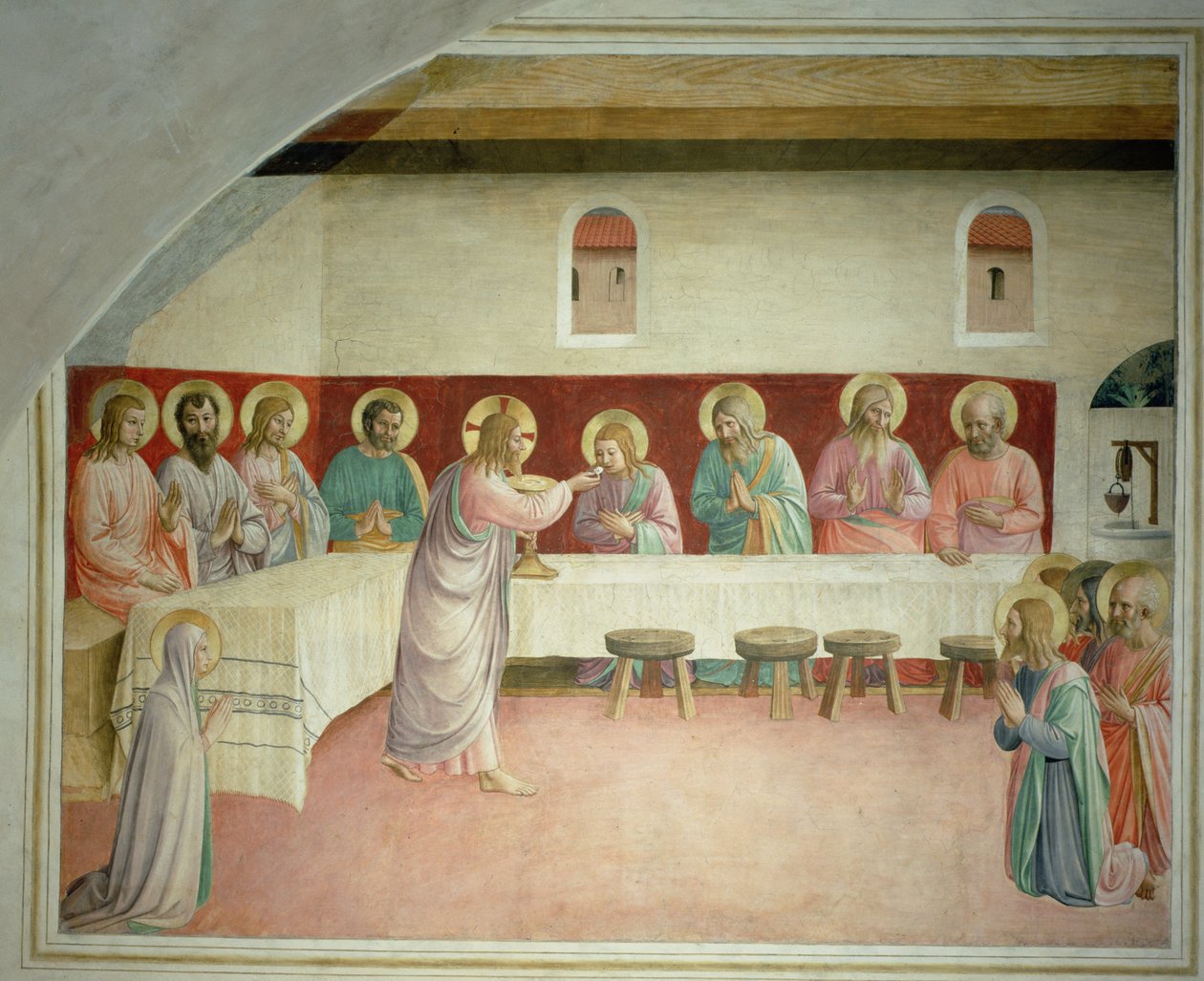 Poslední večeře, 1442 od Fra Angelico