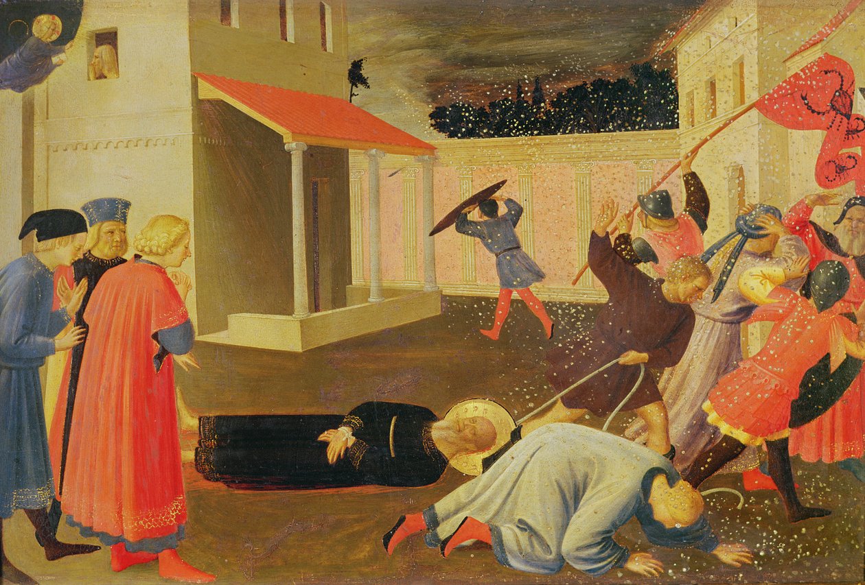Umučení sv. Marka, predella z Triptychu Linaiuoli, 1433 (tempera na panelu) od Fra Angelico