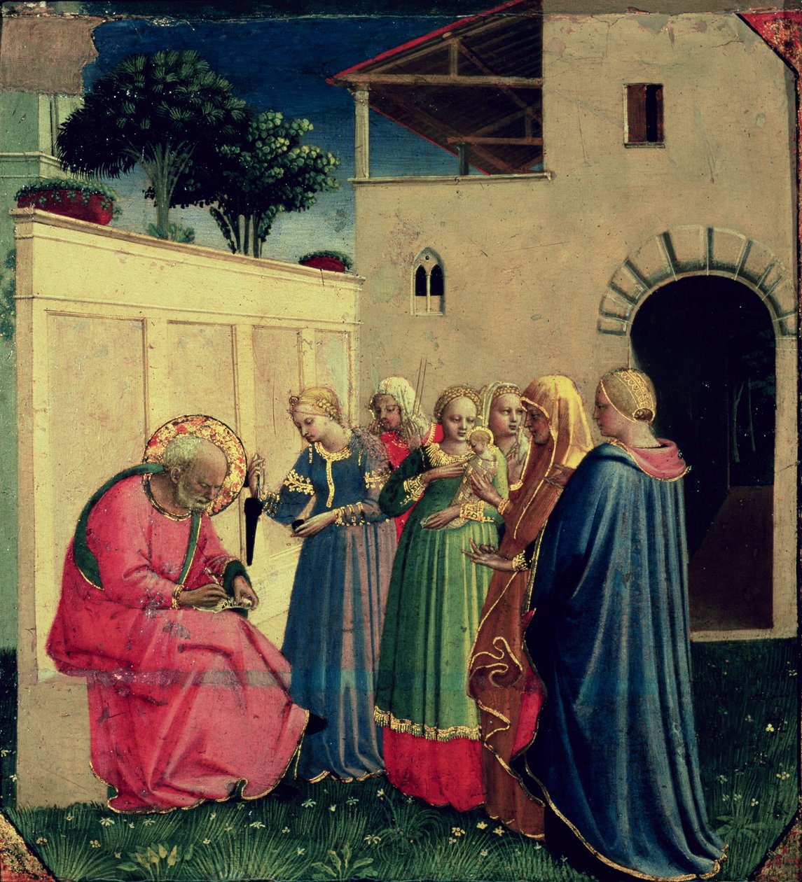 Pojmenování Jana Křtitele, cca 1430 (tempera na panelu) od Fra Angelico