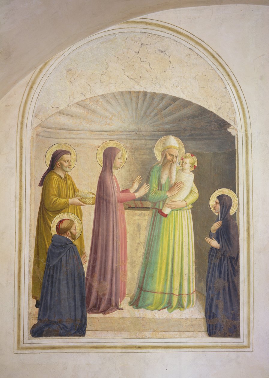 Prezentace v chrámu, 1442 od Fra Angelico