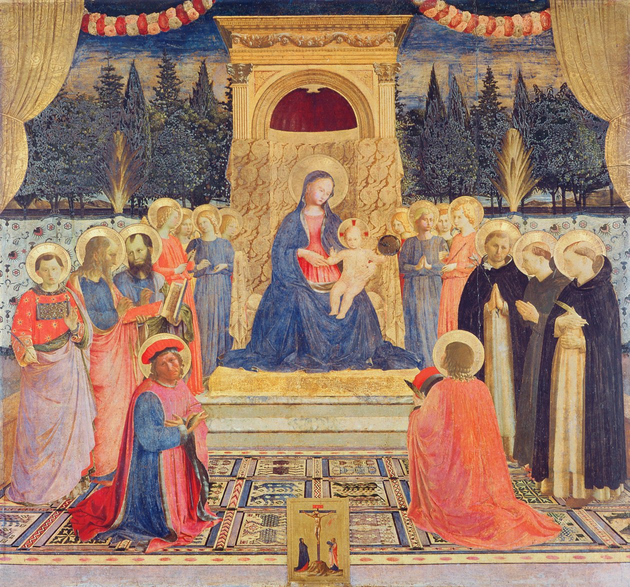 Oltářní obraz San Marco, asi 1438-40 (tempera na desce) od Fra Angelico