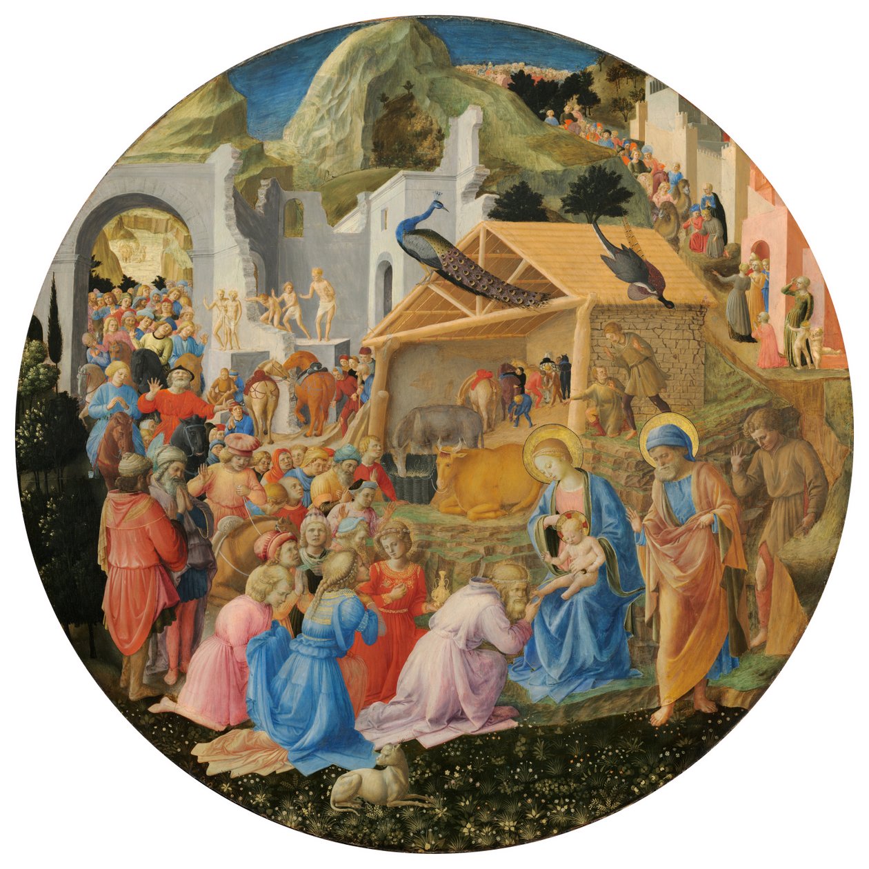 Klanění tří králů od Fra Angelico and Fra Filippo Lippi