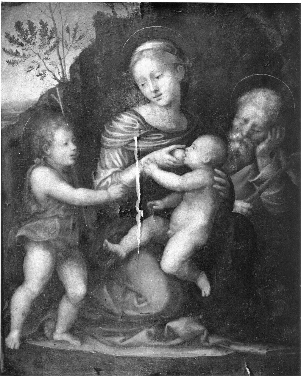 Svatá rodina se svatým Janem od Fra Bartolomeo