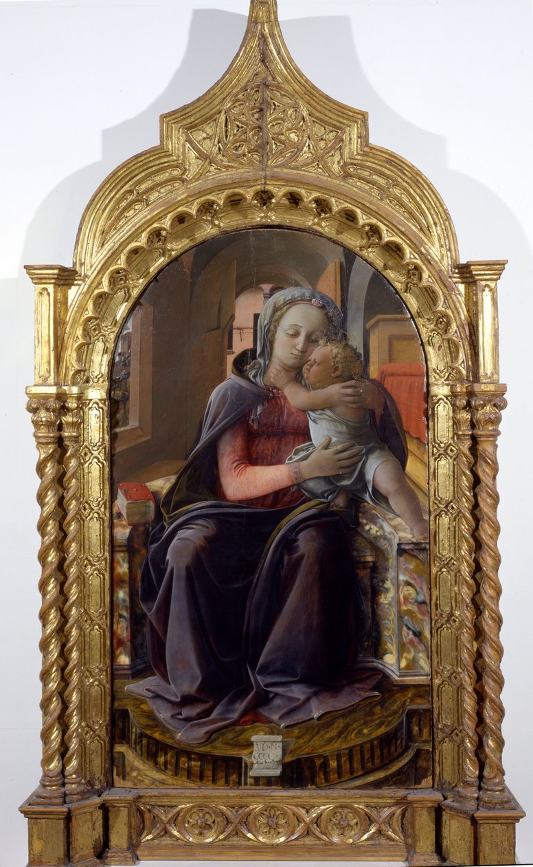 Madona z Tarquinie, 1437 (tempera na dřevě) od Fra Filippo Lippi