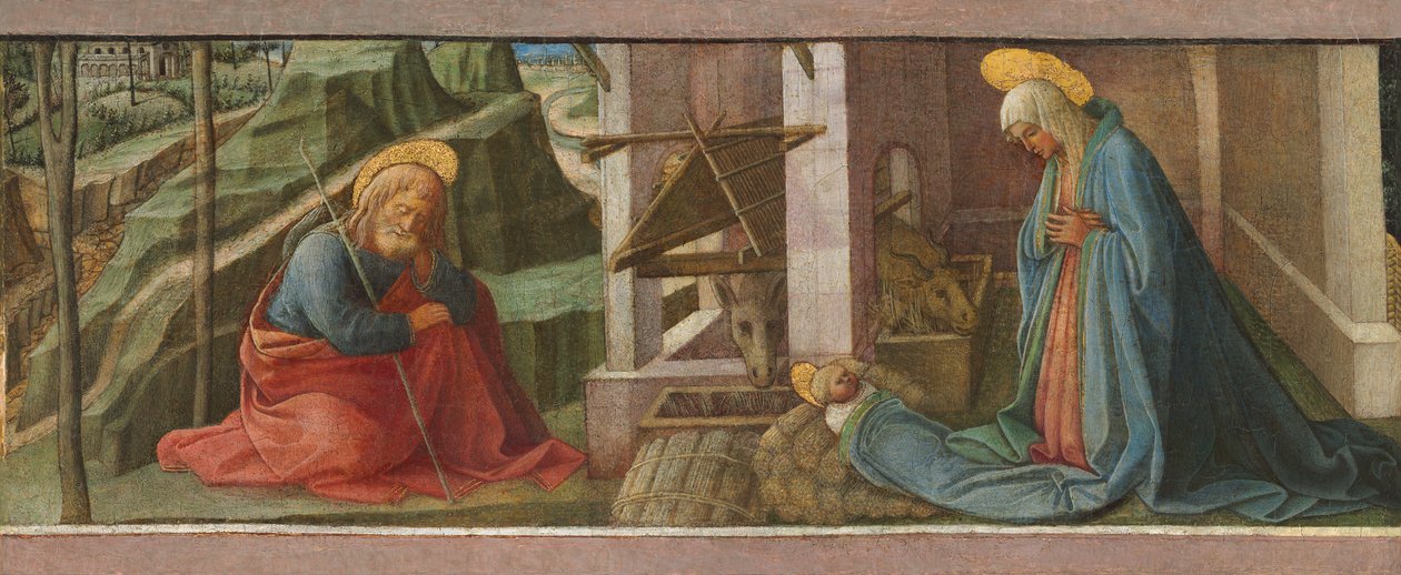 Narození Páně, kolem roku 1445 od Fra Filippo Lippi