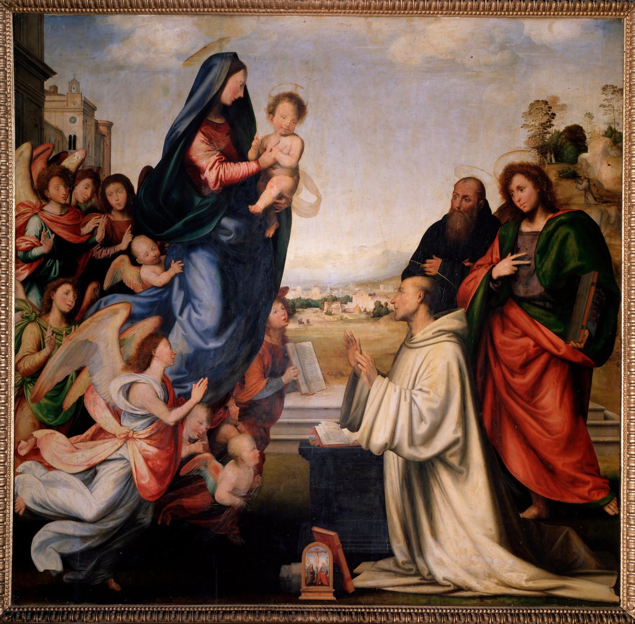 Zjevení Madony svatému Bernardovi z Clairvaux (obraz, kolem roku 1504) od Fra Bartolomeo