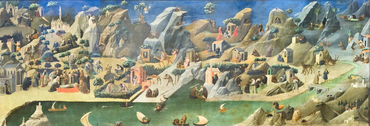 Příběhy ze života svatých otců v poušti (Thebaid) od Fra (c.1387 1455) Angelico