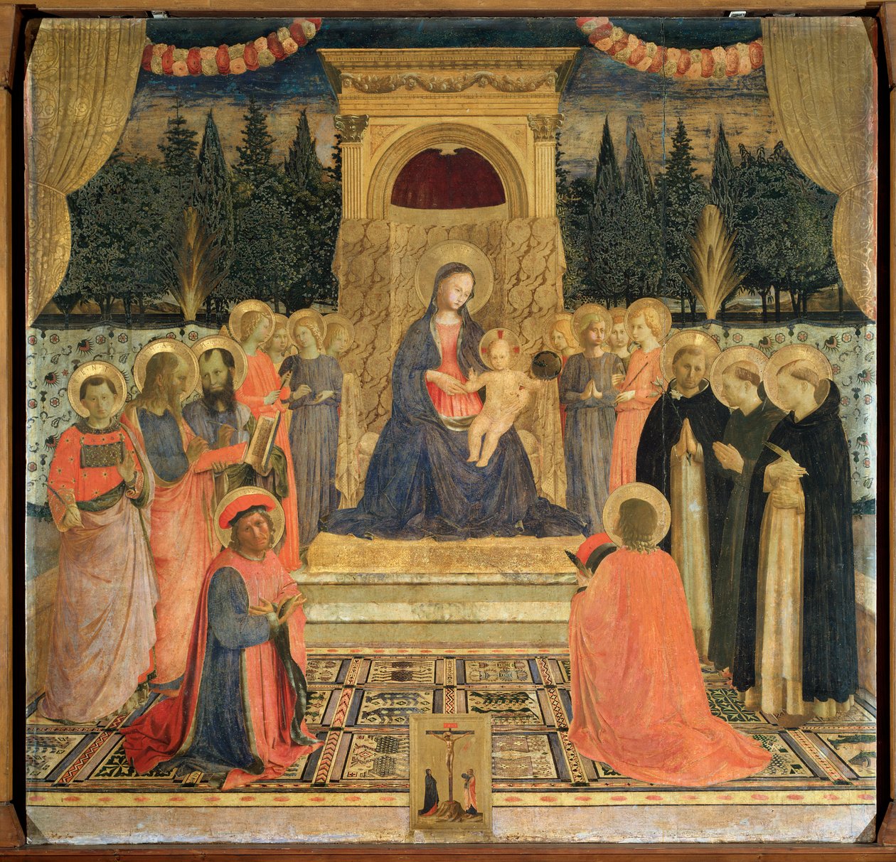 Oltářní obraz San Marco, c. 1438-1440 (teplota na panelu) od Fra  Angelico