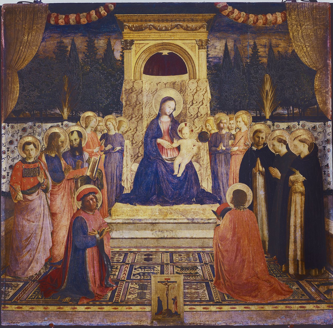Oltářní obraz San Marco, cca 1438-1440 (tempera na dřevěné desce) od Fra  Angelico