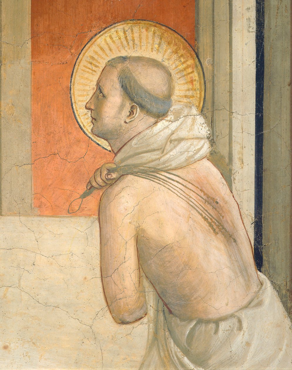 Kristus na sloupu, Panna a postava kajícného dominikánského světce od Fra (c.1387 1455) Angelico