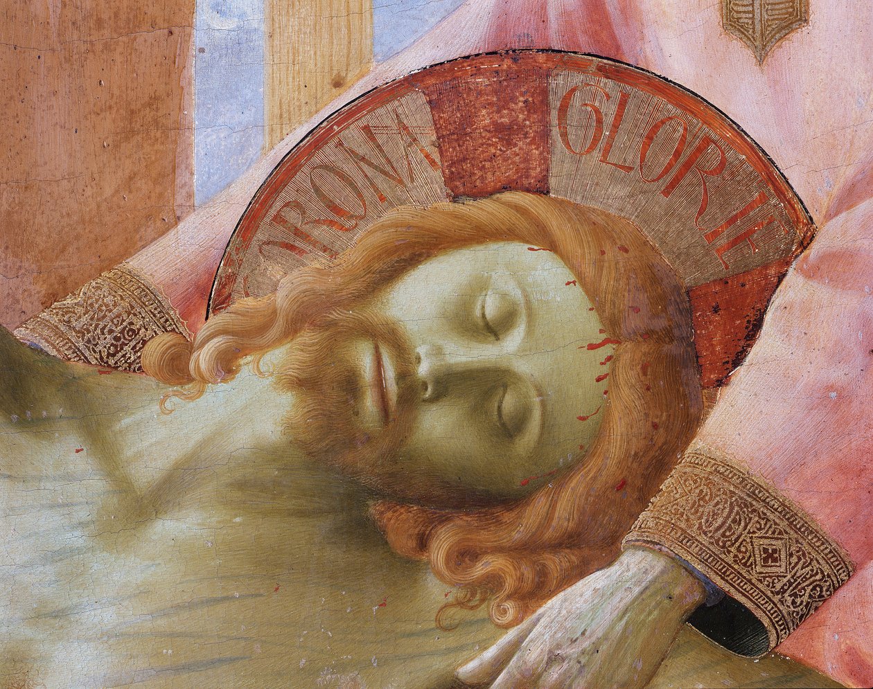 Sestup z kříže aneb oltářní obraz Nejsvětější Trojice (tempera na dřevě od Fra  Angelico