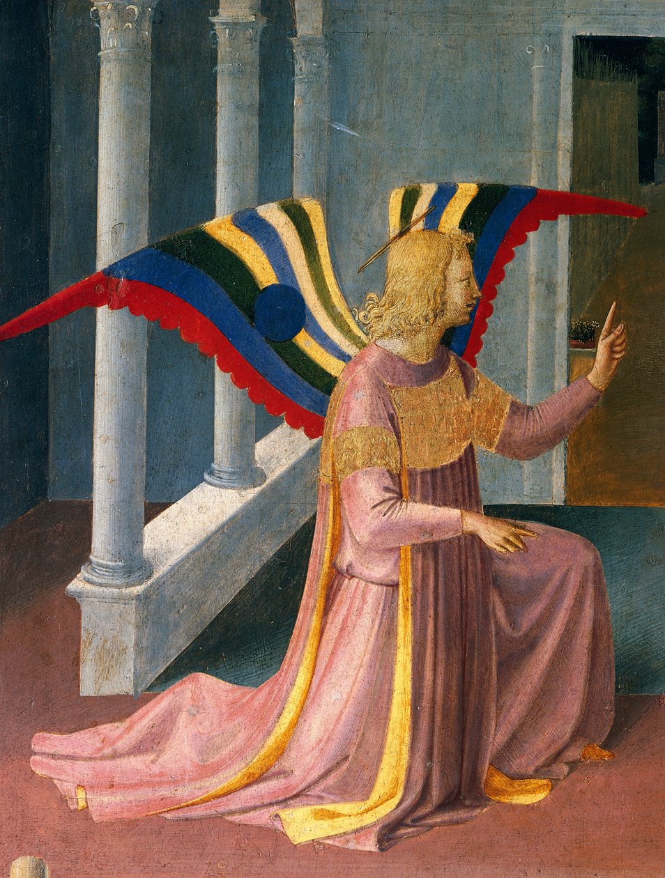 Vložka zobrazující Zvěstování, panel z Armadio degli Argenti (Stříbrná truhla) se životem Ježíše od Fra (c.1387 1455) Angelico