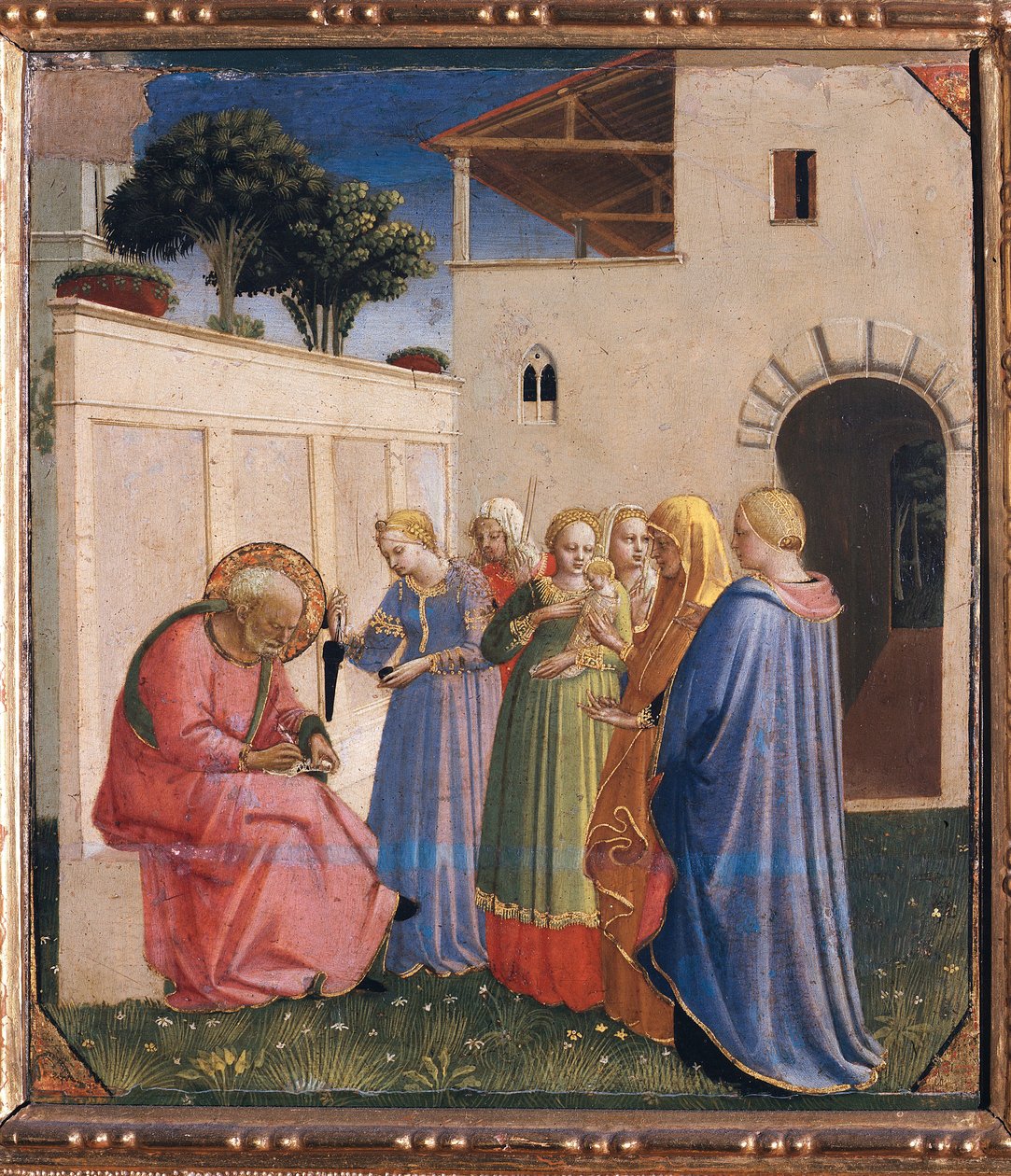 Pojmenování svatého Jana Křtitele (Malba na dřevě od Fra  Angelico
