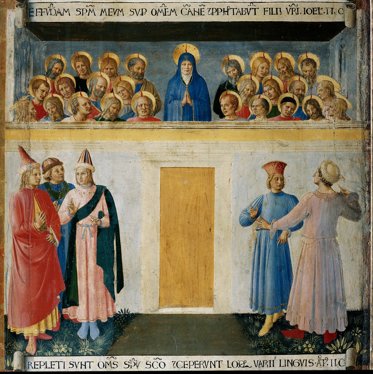 letnice. Život Kristův, skříň ze stříbra. (Tempera na dřevě od Fra  Angelico