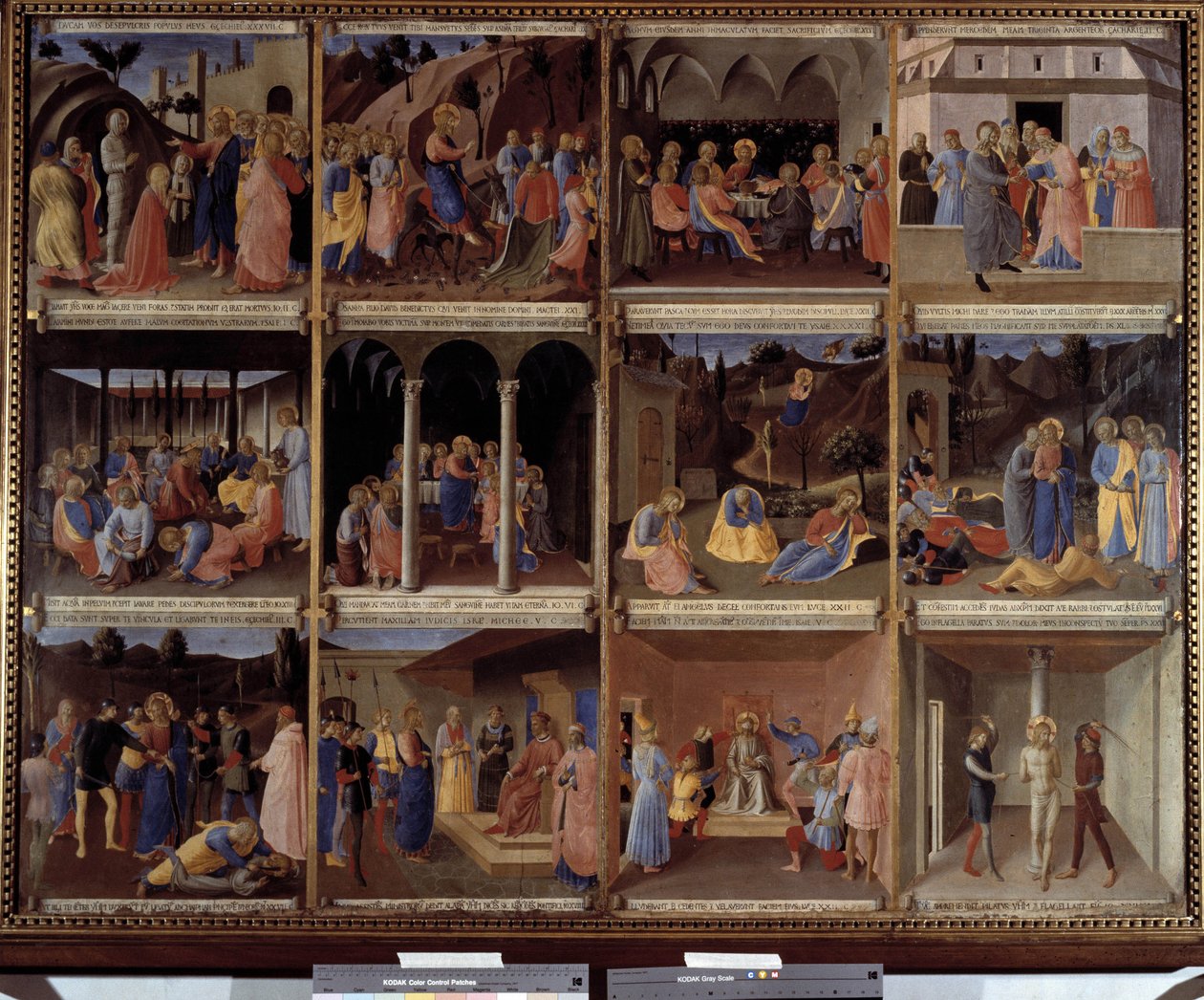 Výjevy ze života Krista z Kabinetu posvátných váz nebo Kabinetu ex-Voto stříbra církve Santissima Annunziata 1450-1453 (tempera na dřevě) od Fra  Angelico