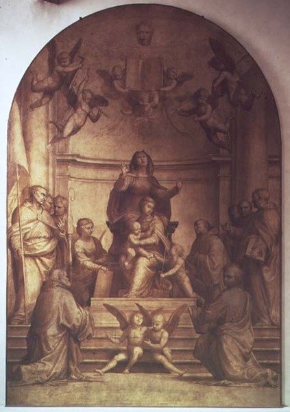 Oltář Velké rady, 1510 (viz také 94717-21) od Fra 1472 1517 Bartolommeo