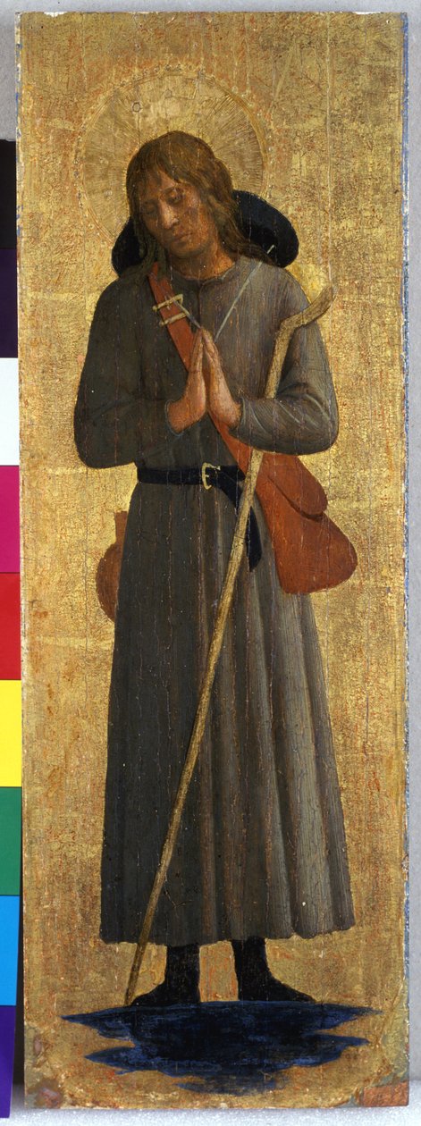 A Saint, cca 1435-40 (tempera na topolovém dřevě) od Fra Angelico