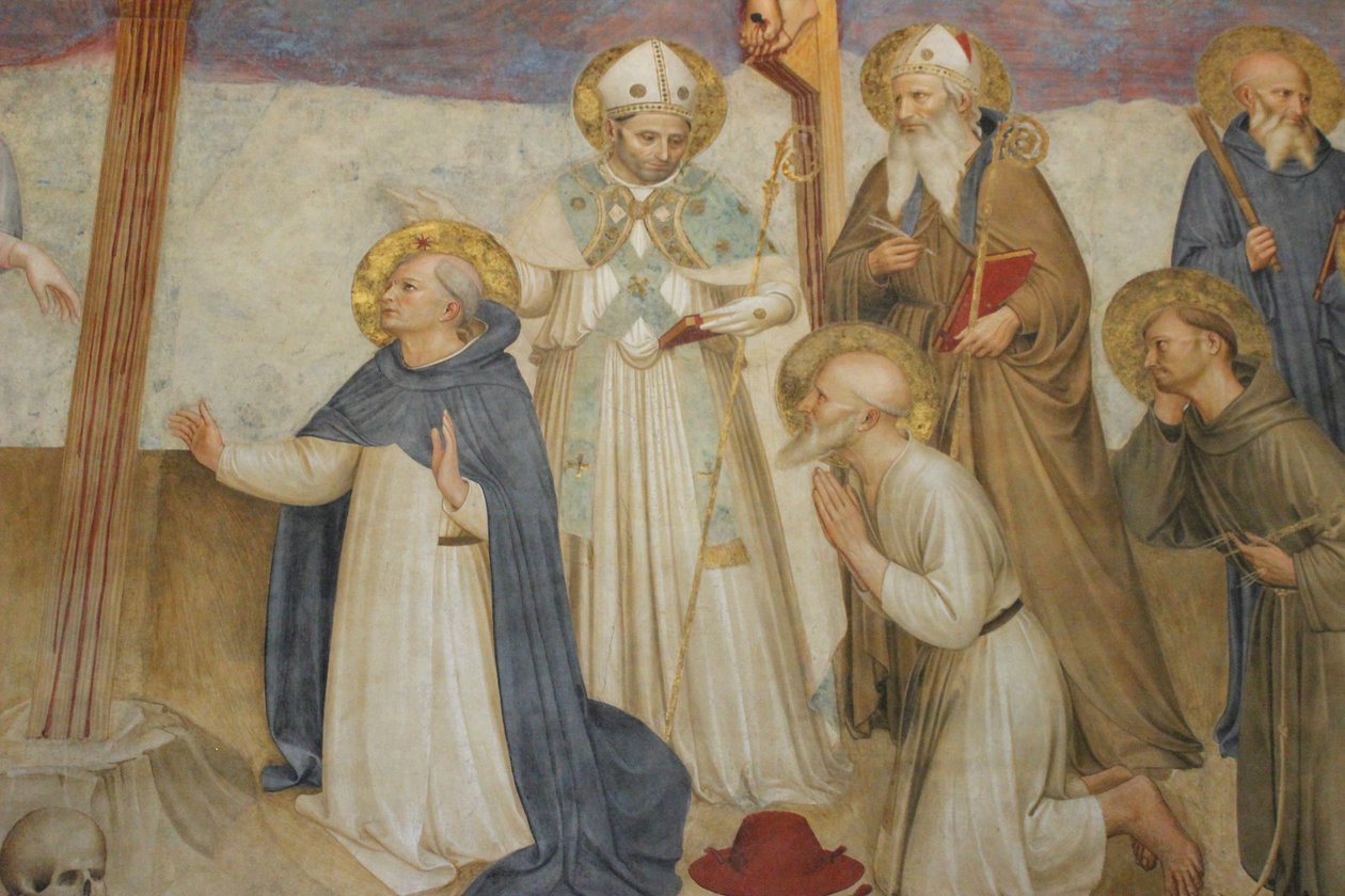 Ukřižování se svatými od Fra Angelico