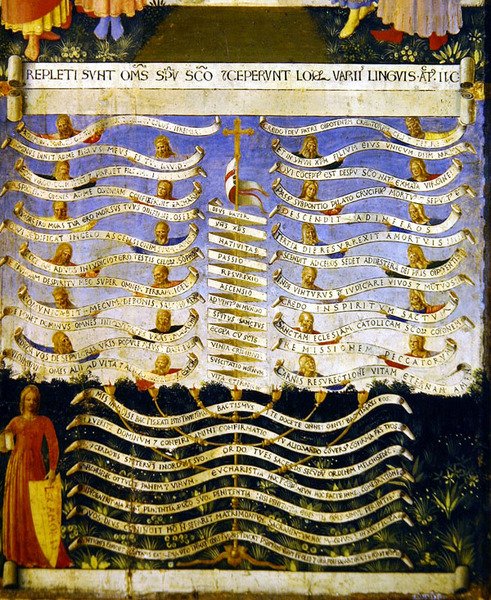 Zákon lásky (tempera na panelu) od Fra Angelico