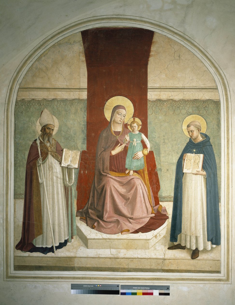 Madona s dítětem se svatým Františkem a svatou Zenobií Freska od Guida di Pietra od Fra Angelico