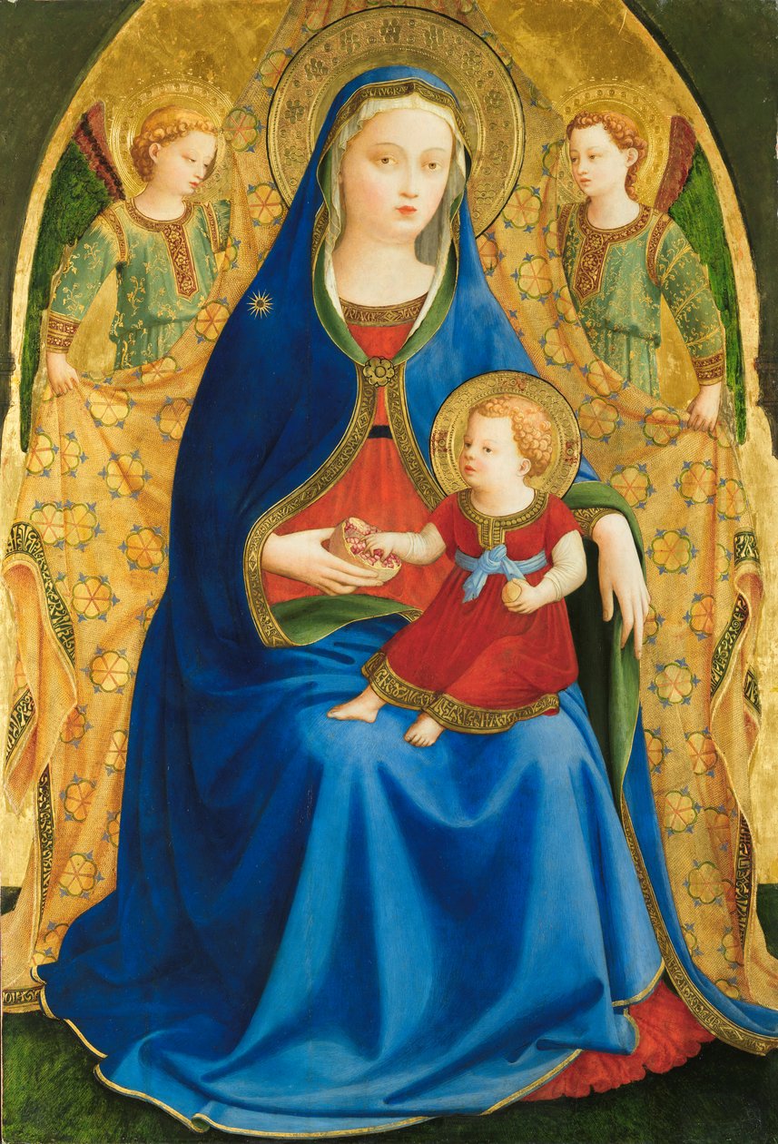 Madona z granátového jablka od Fra Angelico