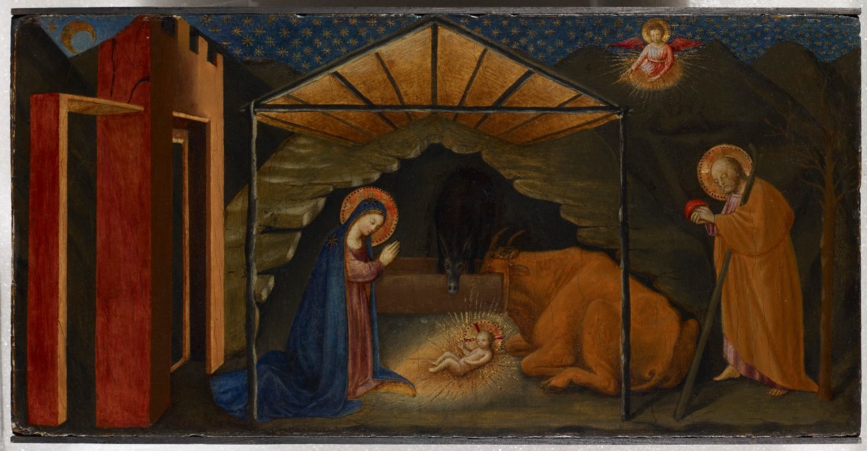 Narození Krista od Fra Angelico