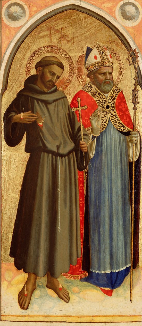 Svatý František a biskup od Fra Angelico