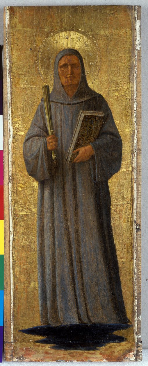 Sv. Bernard z Clairvaux, kolem 1435-40 (tempera na topolovém dřevě) od Fra Angelico