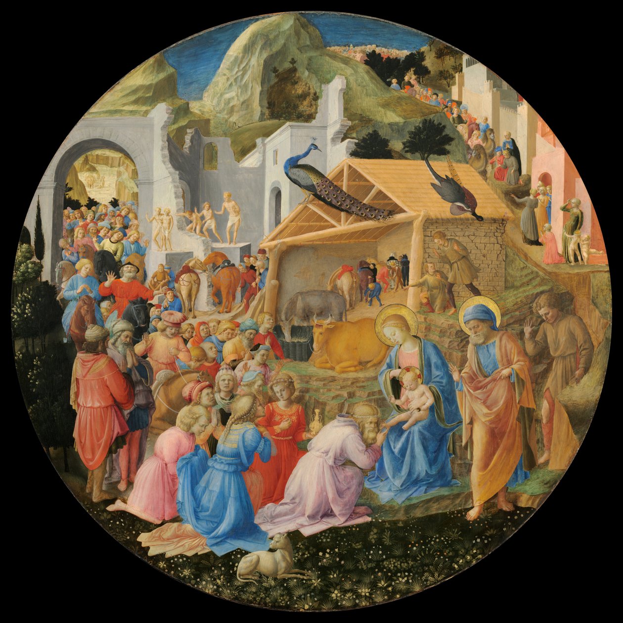 Klanění tří králů od Fra Angelico