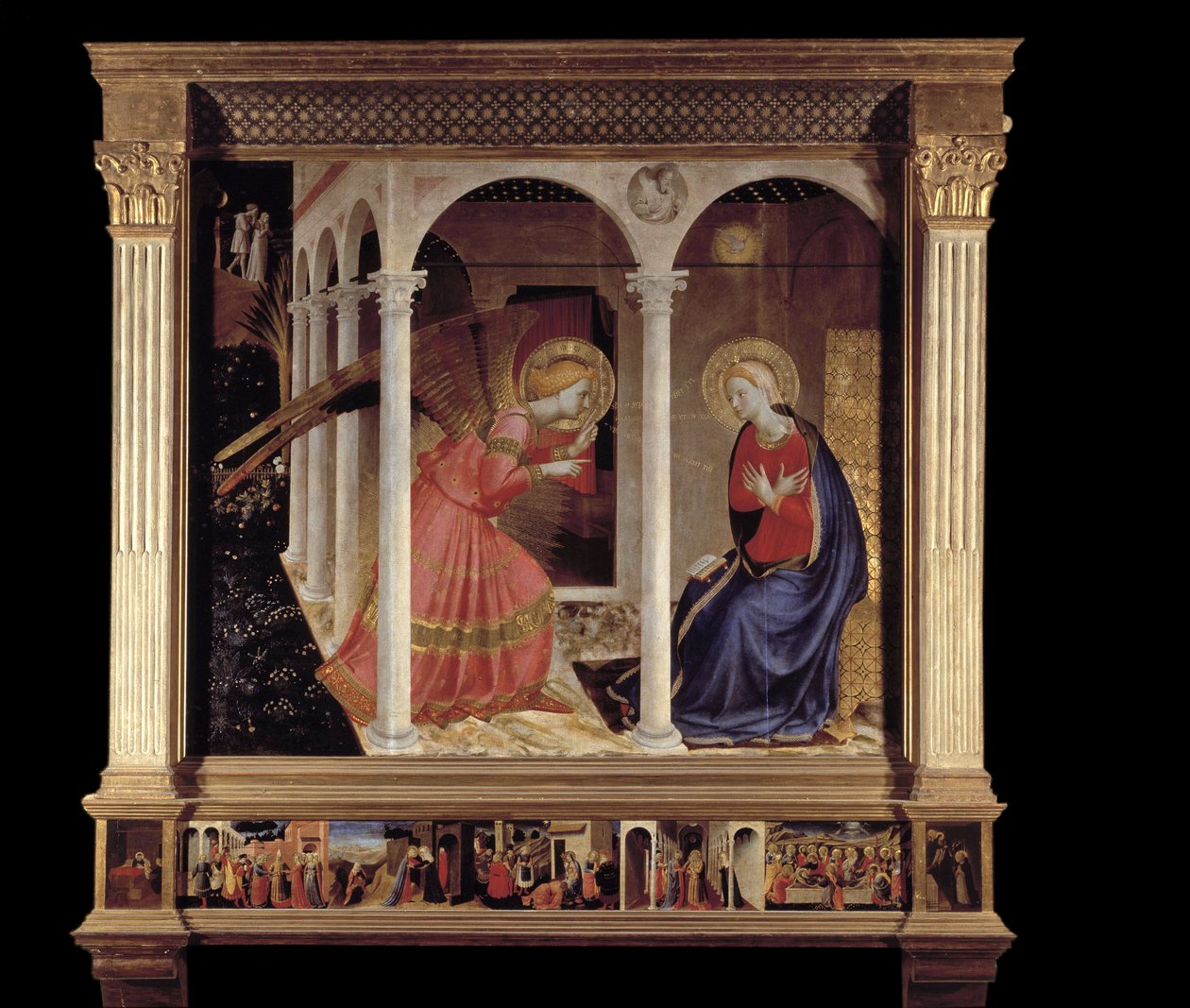 „Zvěstování – Pala de Cortone od Fra Angelico