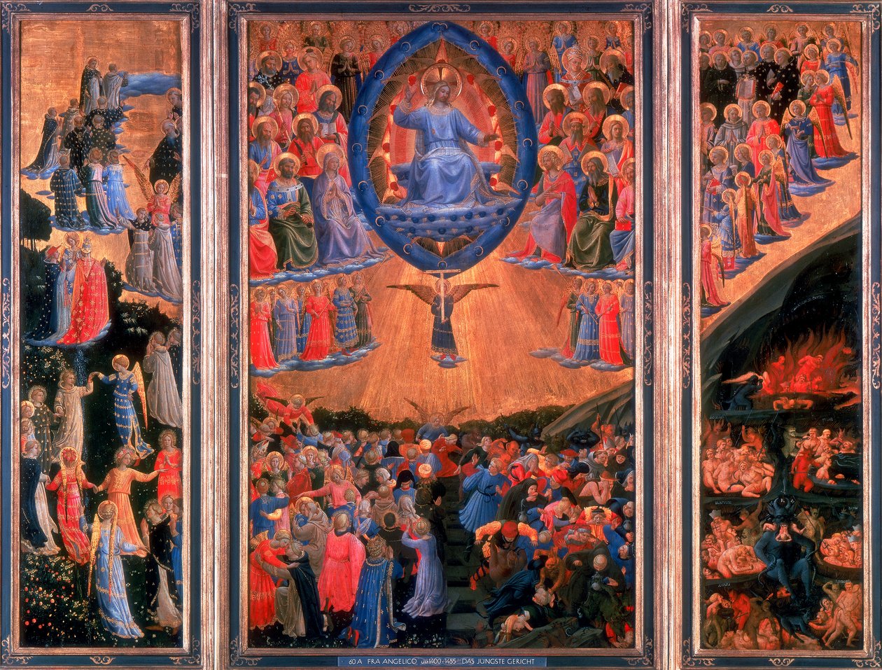 Poslední soud, c1420-1455 od Fra Angelico