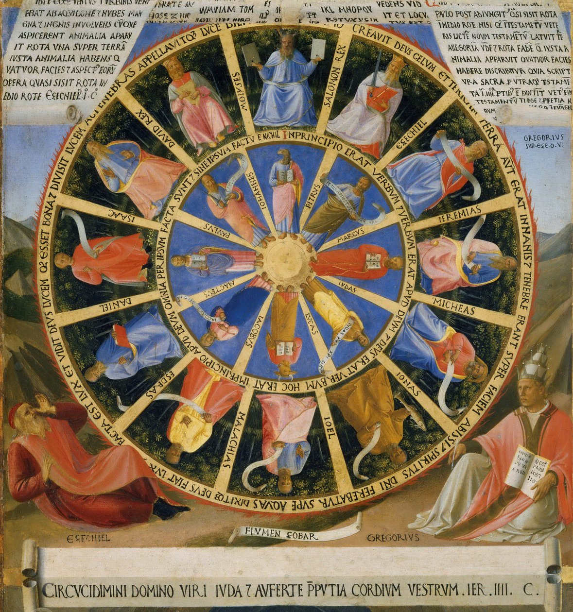 Ezechielovo vidění od Fra Angelico