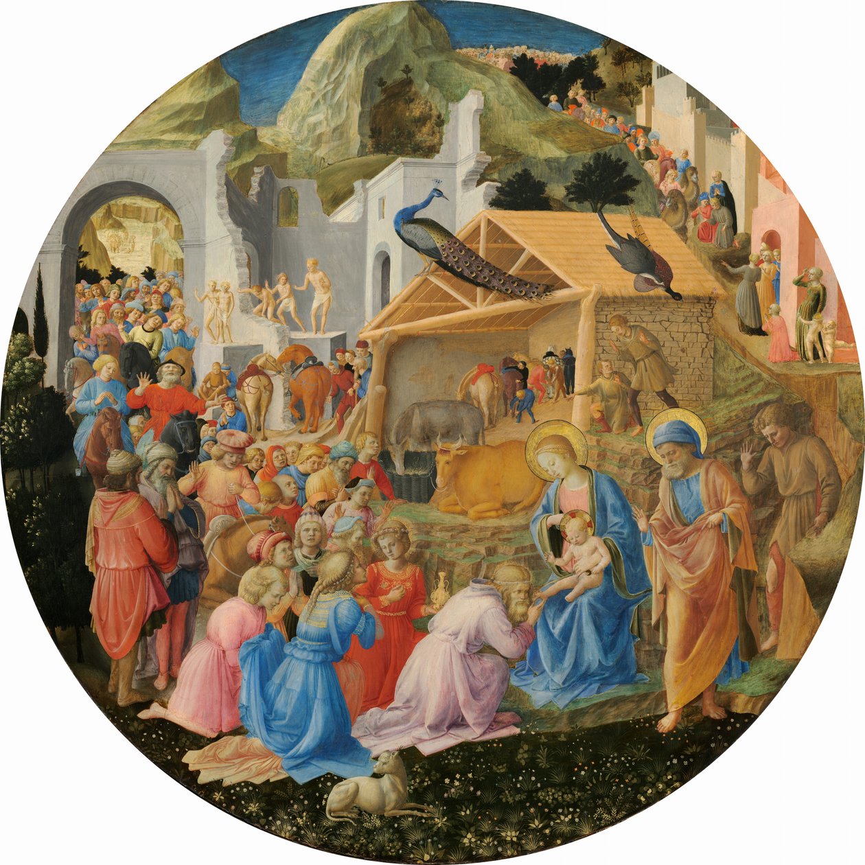 Klanění tří králů od Fra Angelico and Fra Filippo Lippi