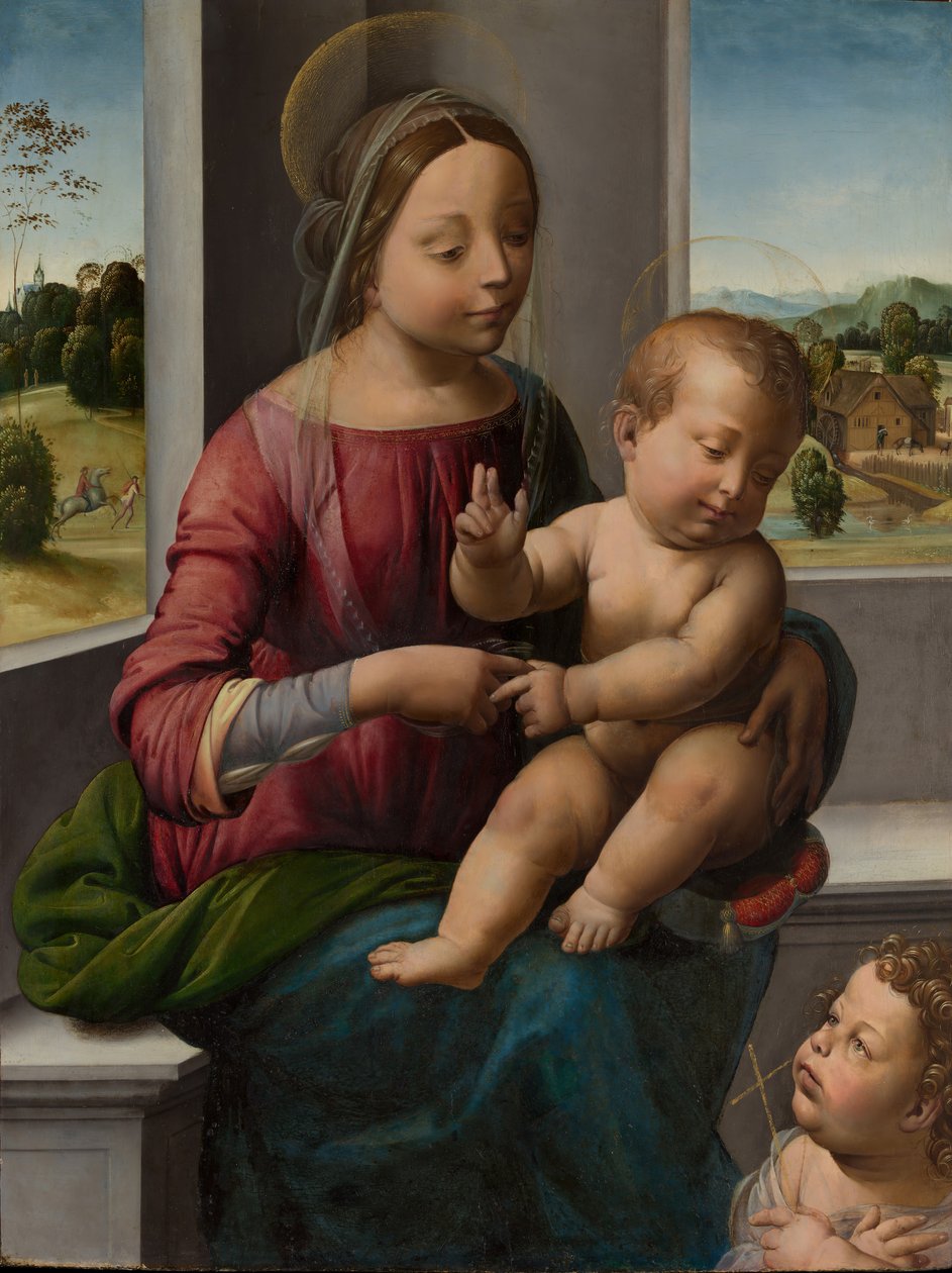 Madona s dítětem s mladým svatým Janem Křtitelem, ca. 1497. od Fra Bartolomeo