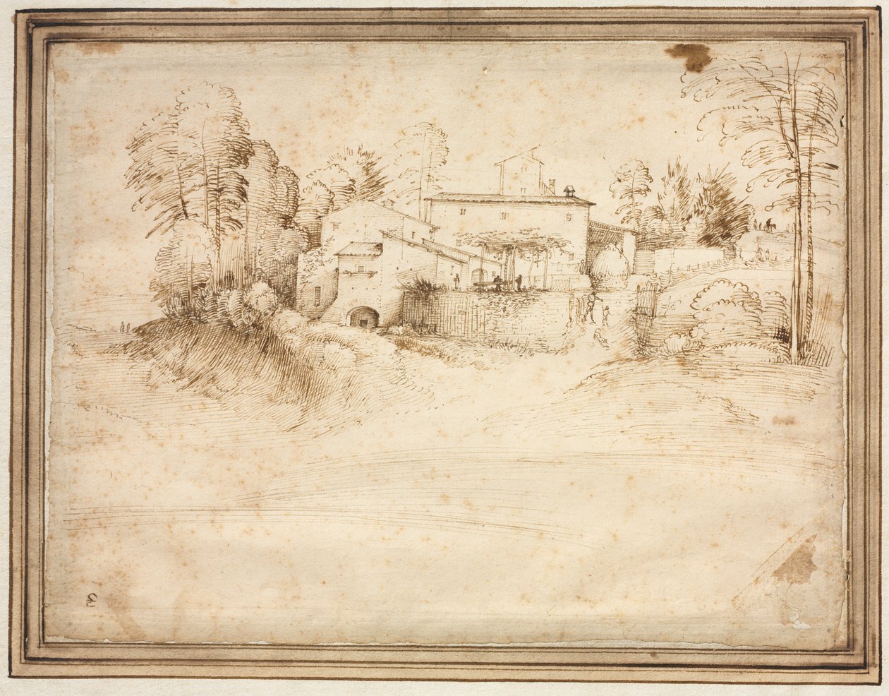 Statek na svahu kopce, c. 1508. od Fra Bartolommeo