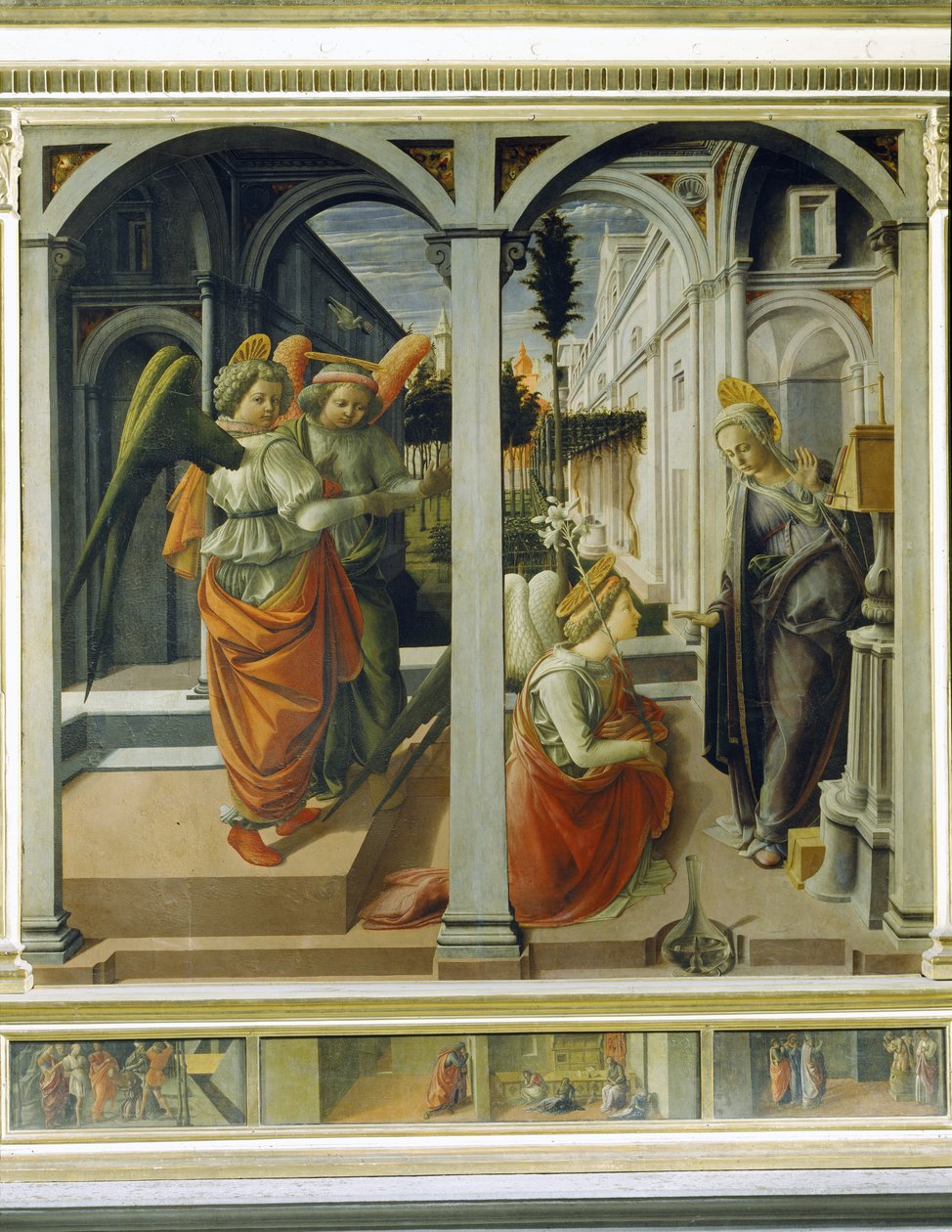 Annunciation, c.1445 (panel) od Fra Filippo Lippi