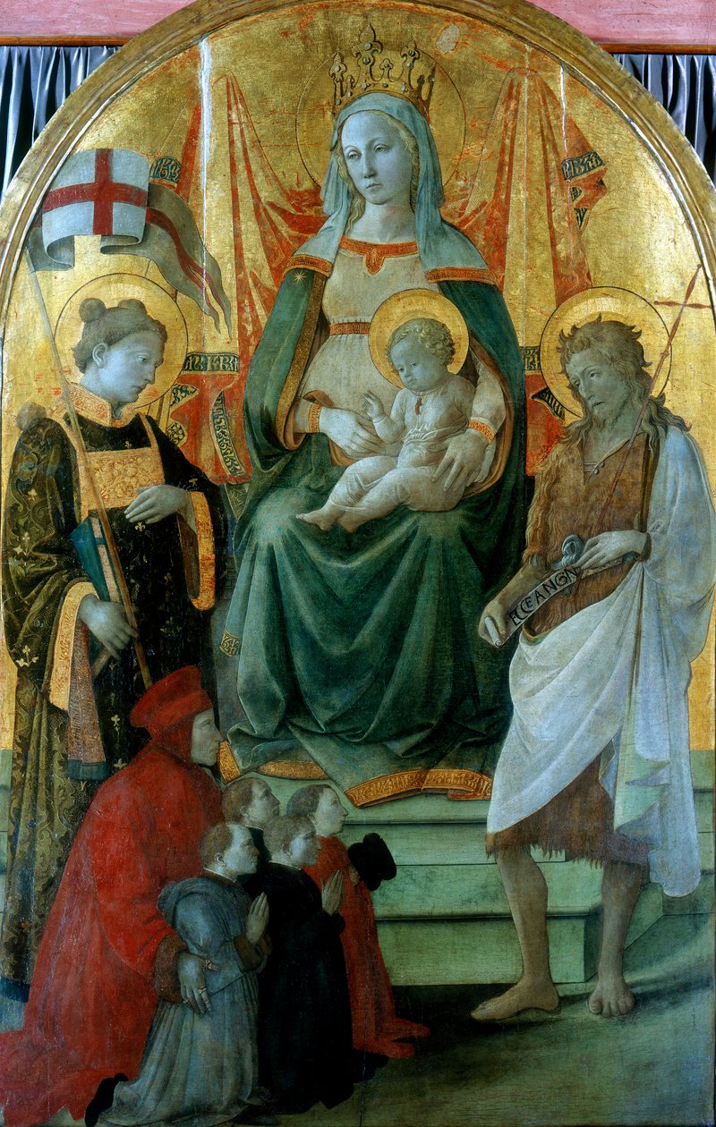 Madonna del Ceppo Madonna z akcií, 1453 od Fra Filippo Lippi