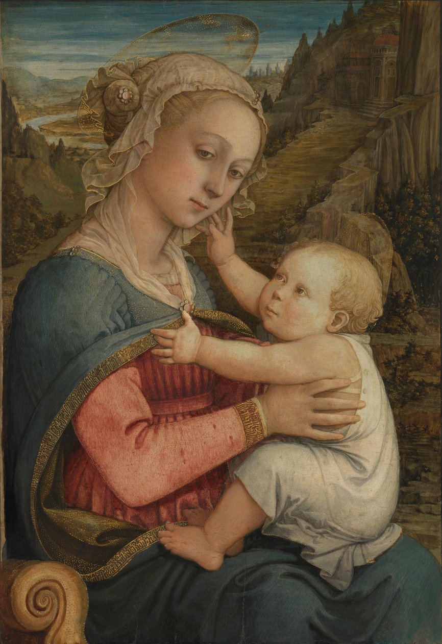 Marie s dítětem od Fra Filippo Lippi