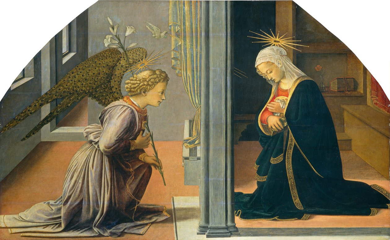 Zvěstování od Fra Filippo Lippi