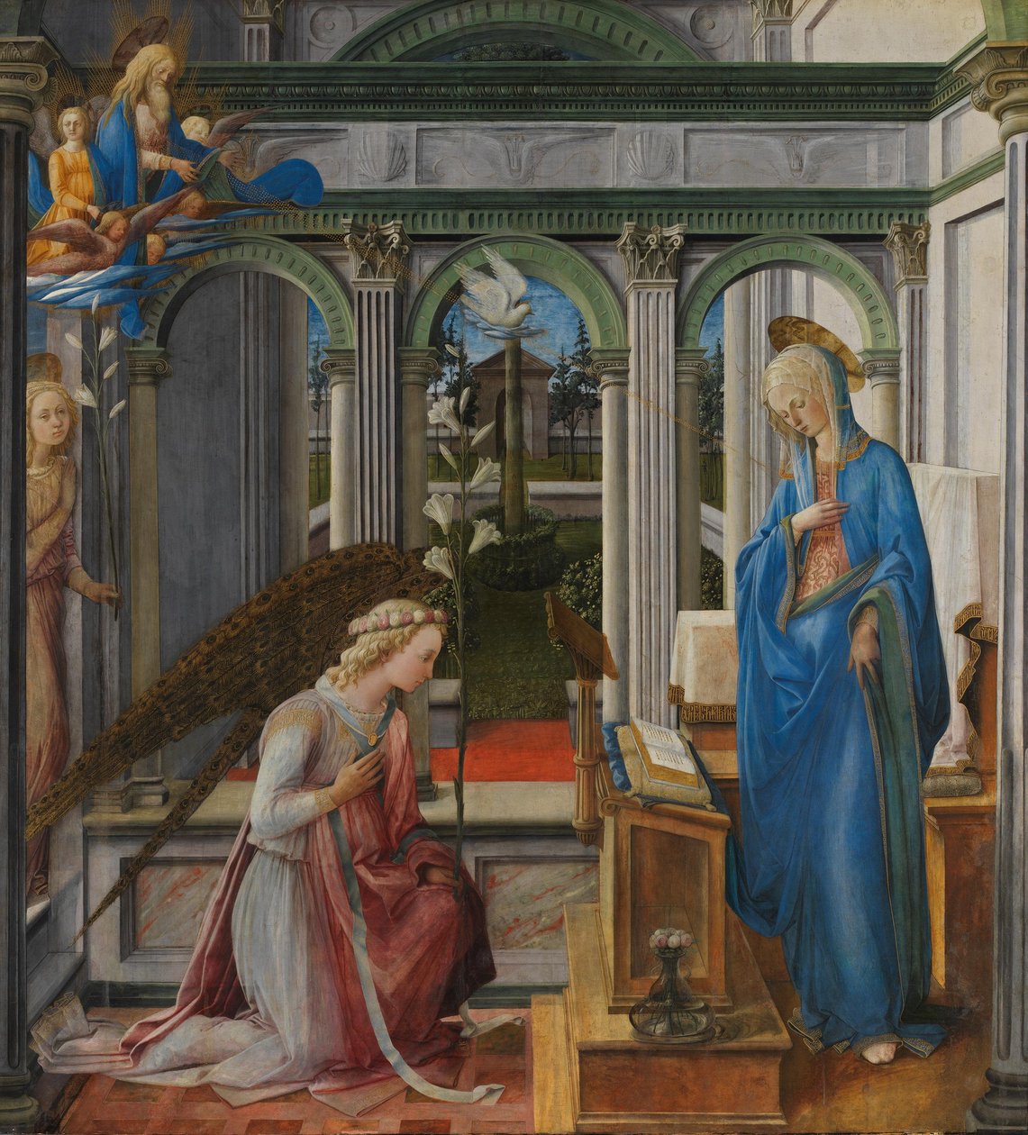 Zvěstování Panně Marii od Fra Filippo Lippi