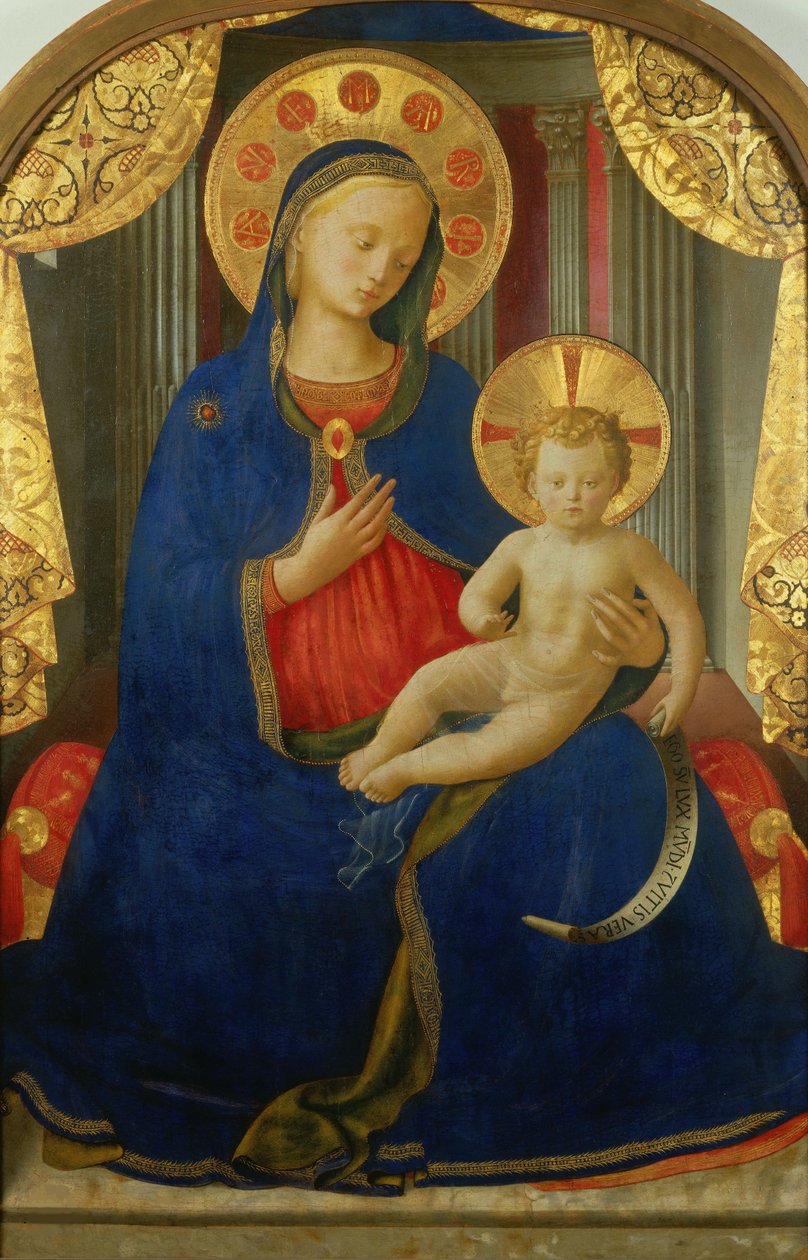 Madonna pokory Madonna pokora, cca 1435-1440. od Fra Giovanni Angelico da Fiesole