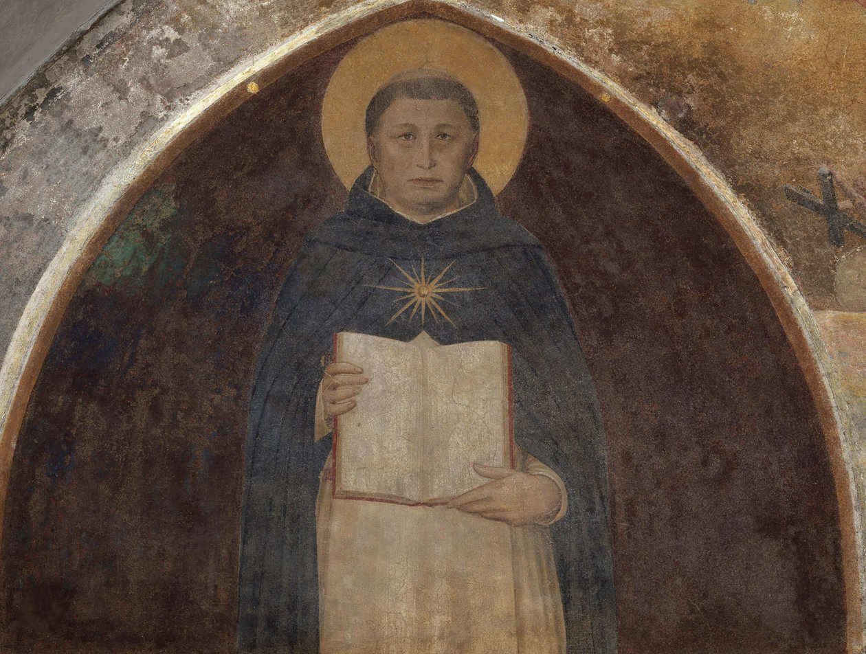 Svatý Tomáš Akvinský se Summa Theologica, 1441-1442. od Fra Giovanni Angelico da Fiesole