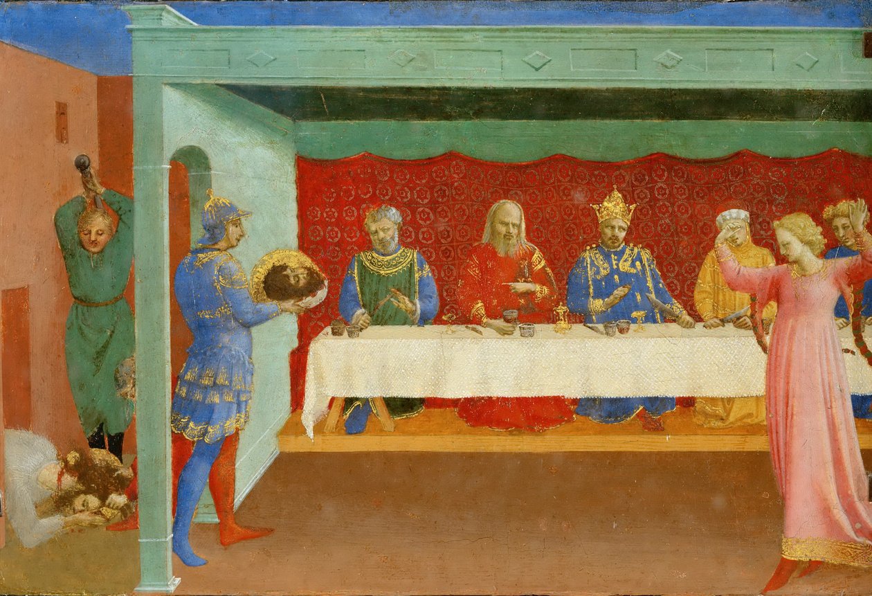 Svátek Heroda a stětí svatého Jana Křtitele, cca 1430 od Fra Giovanni Angelico da Fiesole