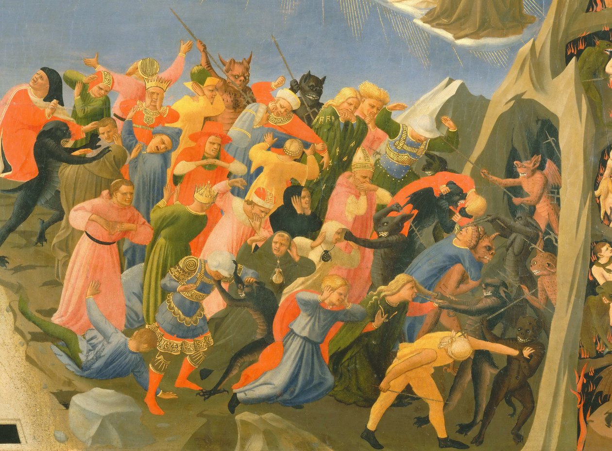 Detail posledního soudu, cca 1432. od Fra Giovanni Angelico da Fiesole