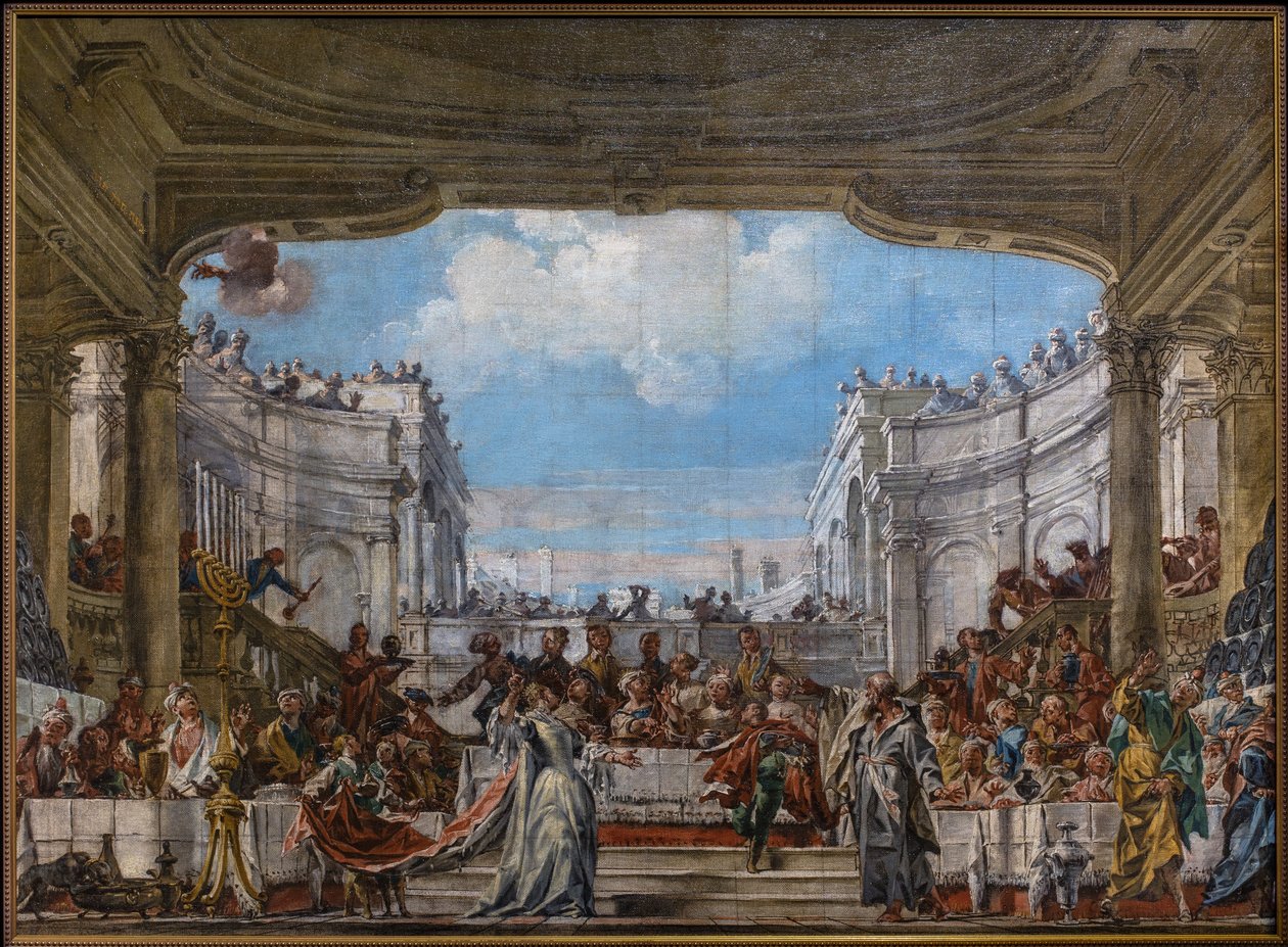 Baltazarova slavnost od Fra Stefano da Carpi (1710 1796)