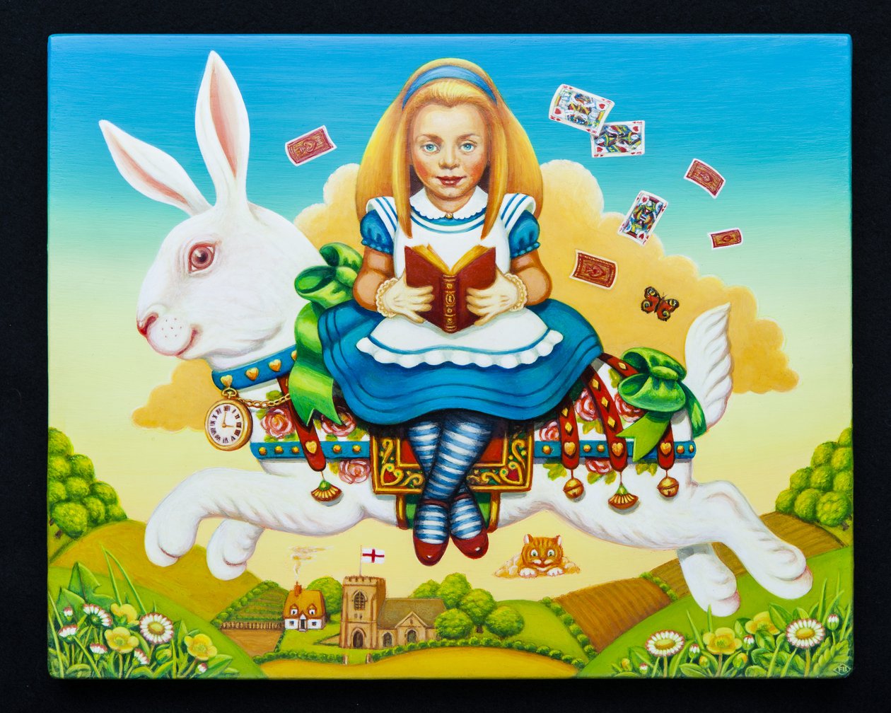 Alice a bílý králík, 2013 od Frances Broomfield