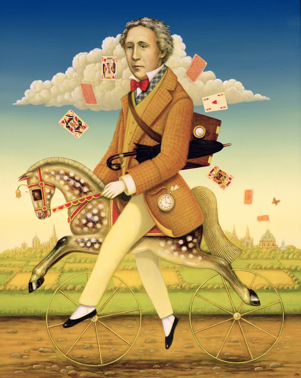 Lewis Carroll (1832-98) 2001 (olej a tempera na panelu) od Frances Broomfield