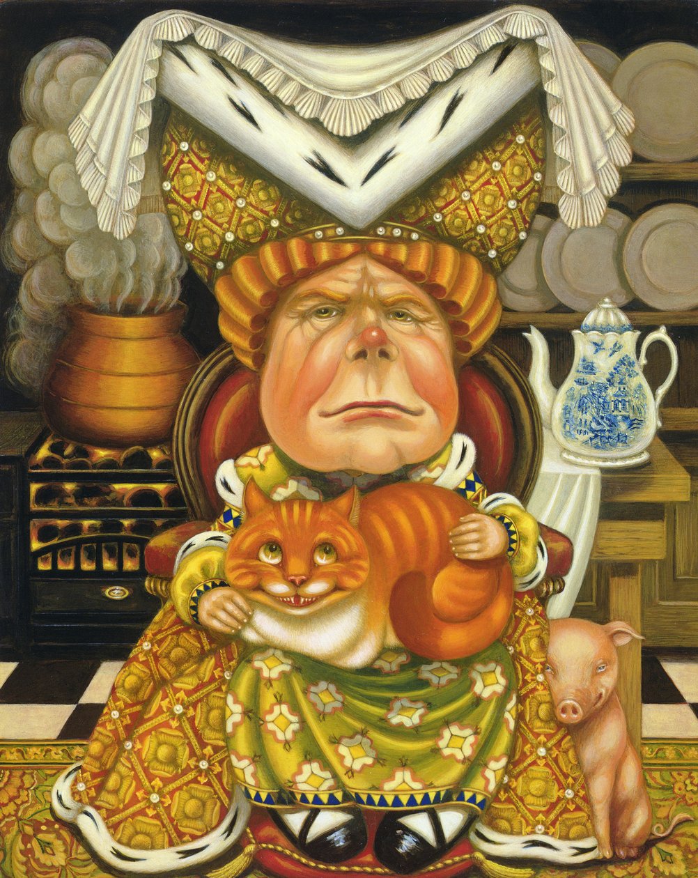 Vévodkyně (olej a tempera na panelu) od Frances Broomfield