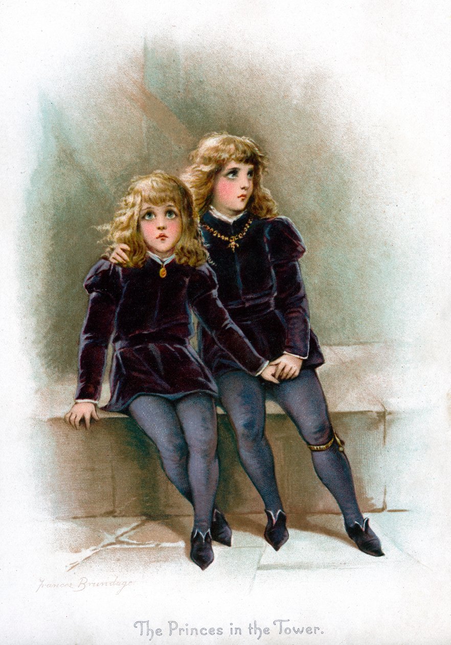 Princové ve věži, 1897. od Frances Brundage